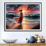 Portrait 5d Diy Diamond Painting Kits UK Handwork Hobby FL2394