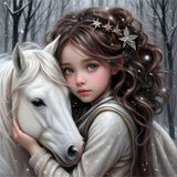 Little Girl 5d Diy Diamond Painting Kits UK Handwork Hobby FL3120