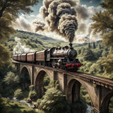 Train 5d Diy Diamond Painting Kits UK Handwork Hobby FL4338