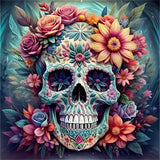 Skull 5d Diy Diamond Painting Kits UK Handwork Hobby FL2038