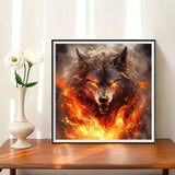 Wolf 5d Diy Diamond Painting Kits UK Handwork Hobby FL8249