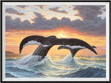 Whale 5d Diy Diamond Painting Kits UK Handwork Hobby FL4487