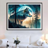 Wolf 5d Diy Diamond Painting Kits UK Handwork Hobby FL8319