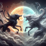 Wolf 5d Diy Diamond Painting Kits UK Handwork Hobby FL8253