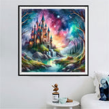 Castle 5d Diy Diamond Painting Kits UK Handwork Hobby FL7371