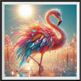 Flamingo 5d Diy Diamond Painting Kits UK Handwork Hobby FL8609