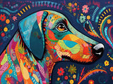 Dog 5d Diy Diamond Painting Kits UK Handwork Hobby FL3598