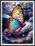 Butterfly 5d Diy Diamond Painting Kits UK Handwork Hobby FL2232