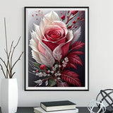 Rose 5d Diy Diamond Painting Kits UK Handwork Hobby FL4114