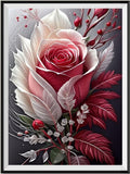 Rose 5d Diy Diamond Painting Kits UK Handwork Hobby FL4114