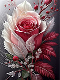 Rose 5d Diy Diamond Painting Kits UK Handwork Hobby FL4114