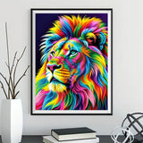 Lion 5d Diy Diamond Painting Kits UK Handwork Hobby FL4439