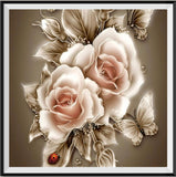 Flower 5d Diy Diamond Painting Kits UK Handwork Hobby VM1101