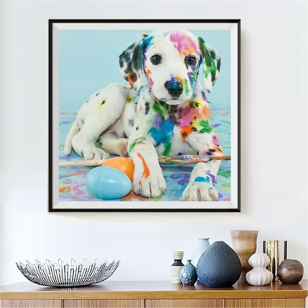 Kit di pittura diamante 5D trapano completo fai da te Rottweiler Dog Pet Diamond Art Perfetto per il relax e la decorazione della parete di casa 30 × 40 cm