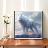 Wolf 5d Diy Diamond Painting Kits UK Handwork Hobby FL8276