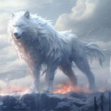 Wolf 5d Diy Diamond Painting Kits UK Handwork Hobby FL8276
