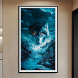 Wolf 5d Diy Diamond Painting Kits UK Handwork Hobby FL8337