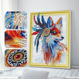 Half Drill Fox Diamond Painting Kits HD90005