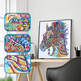 Special Shape Horse 5d Diy Diamond Painting Kits UK HD90075