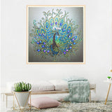 Special Shape Peacock 5d Diy Diamond Painting Kits UK HD90107