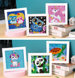 Easy For Kids Diamond Painting Kits Beginners Art Crafts With Frame DP8201