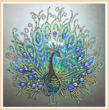 Special Shape Peacock 5d Diy Diamond Painting Kits UK HD90107