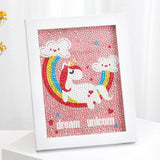 Easy For Kids Diamond Painting Kits Beginners Art Crafts With Frame DP8004