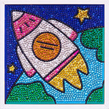 Easy For Kids Diamond Painting Kits Beginners Art Crafts With Frame DP8047