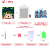 Easy For Kids Diamond Painting Kits Beginners Art Crafts With Frame DP8064