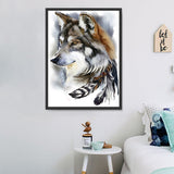 Wolf 5d Diy Diamond Painting Kits UK Handwork Hobby DS86500719