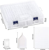 64 Grids 5D Diamond Painting Box Storage Containers Diamond With 200pcs Label Stickers DT9001