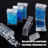64 Grids 5D Diamond Painting Box Storage Containers Diamond With 200pcs Label Stickers DT9001