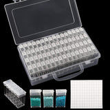 64 Grids 5D Diamond Painting Box Storage Containers Diamond With 200pcs Label Stickers DT9001