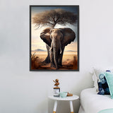 Elephant 5d Diy Diamond Painting Kits UK Handwork Hobby MJ1320