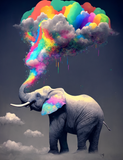 Elephant 5d Diy Diamond Painting Kits UK Handwork Hobby MJ1329