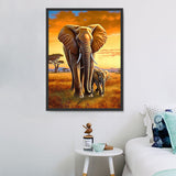 Elephant 5d Diy Diamond Painting Kits UK Handwork Hobby MJ1335