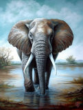 Elephant 5d Diy Diamond Painting Kits UK Handwork Hobby MJ1350