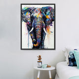 Elephant 5d Diy Diamond Painting Kits UK Handwork Hobby MJ1354