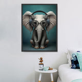 Elephant 5d Diy Diamond Painting Kits UK Handwork Hobby MJ1356