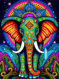 Elephant 5d Diy Diamond Painting Kits UK Handwork Hobby MJ1367