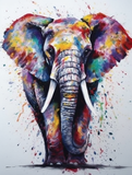 Elephant 5d Diy Diamond Painting Kits UK Handwork Hobby MJ1375