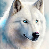 Wolf 5d Diy Diamond Painting Kits UK Handwork Hobby MJ1407