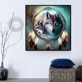 Wolf 5d Diy Diamond Painting Kits UK Handwork Hobby MJ1408