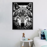 Wolf 5d Diy Diamond Painting Kits UK Handwork Hobby MJ1417