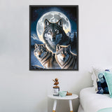 Wolf 5d Diy Diamond Painting Kits UK Handwork Hobby MJ1444