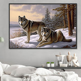 Wolf 5d Diy Diamond Painting Kits UK Handwork Hobby MJ1495