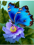 Butterfly 5d Diy Diamond Painting Kits UK Handwork Hobby MJ1553