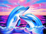 Dolphin 5d Diy Diamond Painting Kits UK Handwork Hobby MJ1770