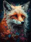 Fox 5d Diy Diamond Painting Kits UK Handwork Hobby MJ1835
