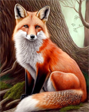 Fox 5d Diy Diamond Painting Kits UK Handwork Hobby MJ1836